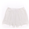 Tween Pointelle Short In Bright White - Shorts - 1 - thumbnail