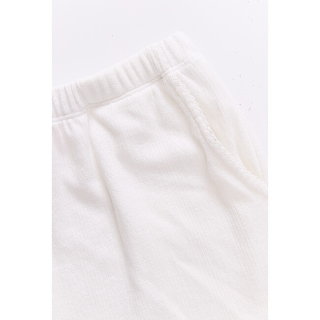 Tween Pointelle Short In Bright White
