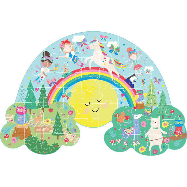 Rainbow Fairy 60pc Shaped Puzzle