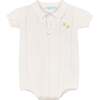 Boys Lemon Knit Romper Ivory - Rompers - 1 - thumbnail