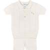 Boys Lemon Knit Set Ivory - Mixed Apparel Set - 1 - thumbnail