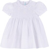 Girls White Floral Smocked Dress White - Dresses - 1 - thumbnail