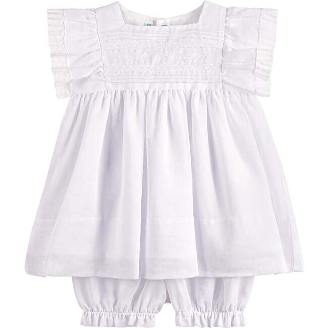 White Voile & Lace Princess Wedding Dress White - Dresses - 4