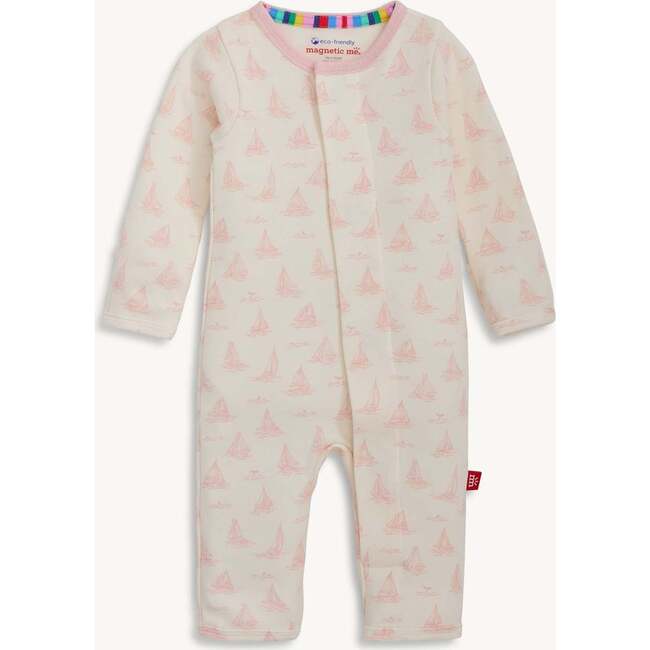 Tiny Tides Pk Org Cot Magnetic Coverall