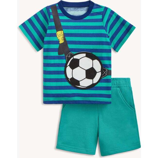 Fidget S/S Tee + Short Set, Soccer Bag