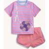 Fidget S/S Tee + Short Set Flower - Mixed Apparel Set - 1 - thumbnail