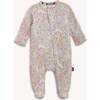 Bunny Blossom Modal Magnetic Ruffle Footie - Footie Pajamas - 1 - thumbnail