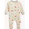 Little Baller Modal Magnetic Convertible Coverall - Footie Pajamas - 2