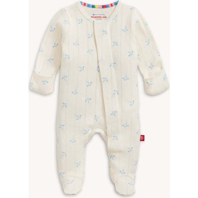 Airplanes Pointelle Magnetic Footie - Footie Pajamas - 4