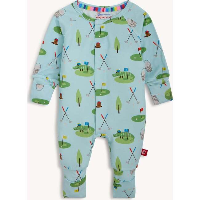 Gopher It Modal Magnetic Convertible Coverall - Footie Pajamas - 4