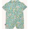 Bunny Garden Modal Mag Polo Pocket Short Romp - Rompers - 4