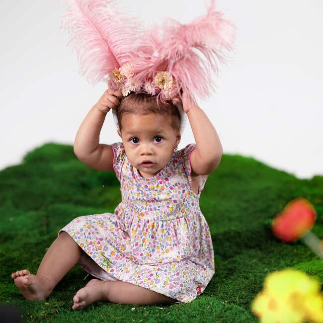 Bunny Blossom Modal Flutter Sleeve Drs W Bloomer - Dresses - 5