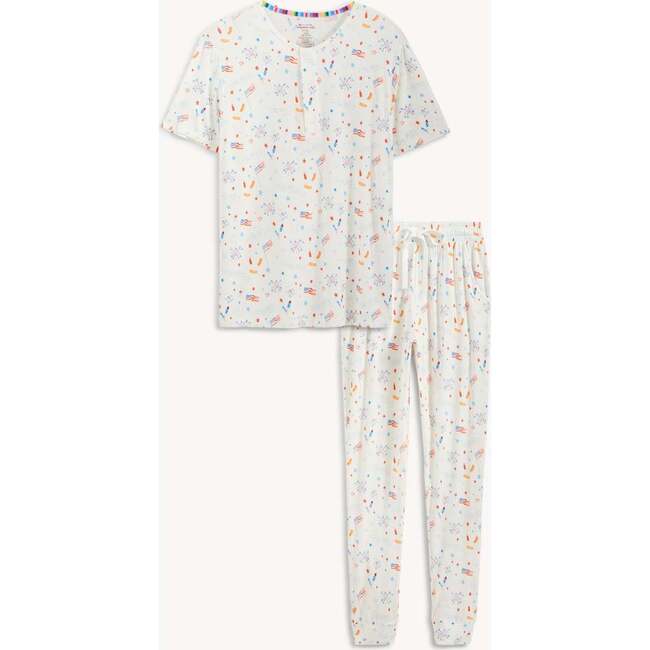 Usa 250 Modal Magnetic Men S/S Jogger Pj Set