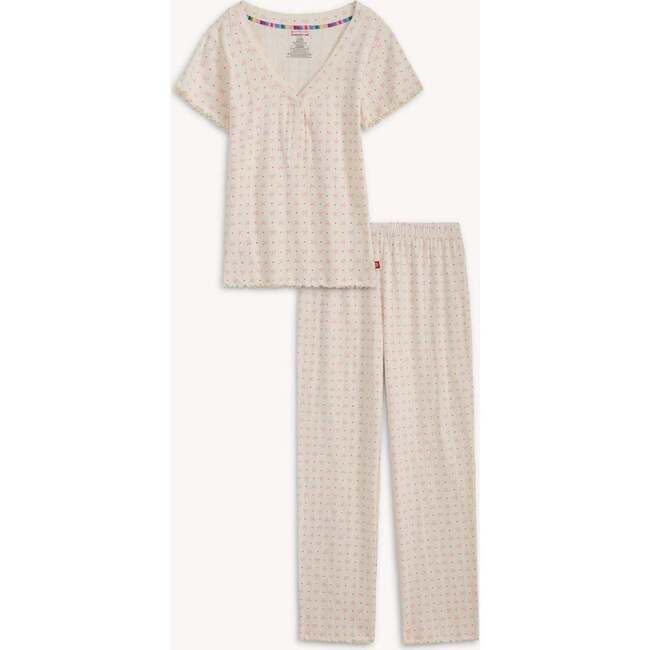 Heart & Bow Pointl Magnet Women S/S Long Pants