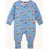 Melt Gala Modal Magnetic Convertible Coverall - Footie Pajamas - 4