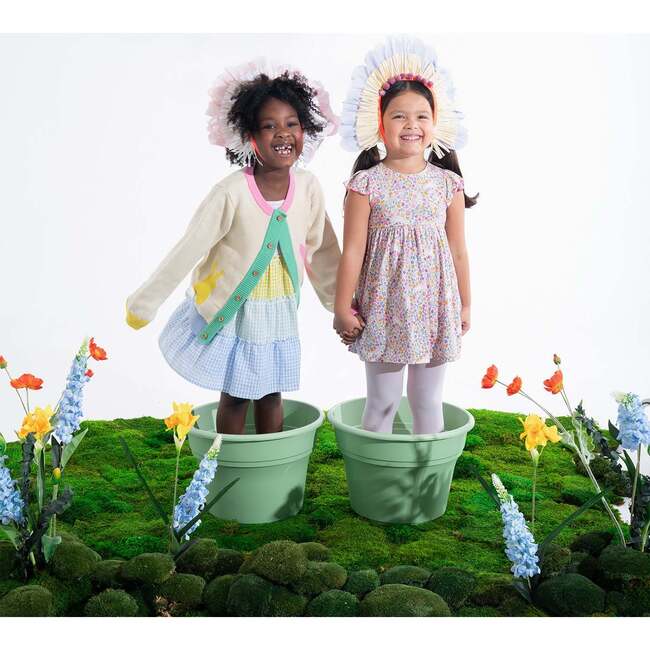 Bunny Blossom Modal Magnetic Flutter Sleeve Drs - Dresses - 5