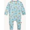 Raccoon Lagoon Modal Magnetic Convertible Coverall - Footie Pajamas - 1 - thumbnail