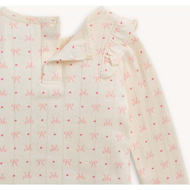 Heart & Bow Pointl Magnet  L/S Long Pants Pj