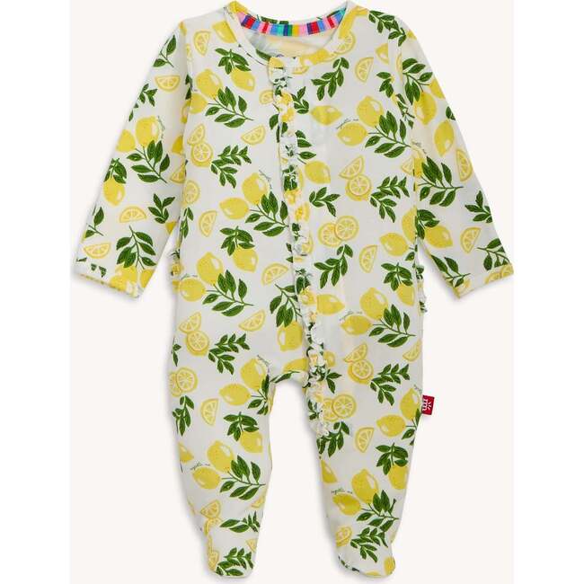 Simply The Zest Modal Magnetic Footie With Ruffles