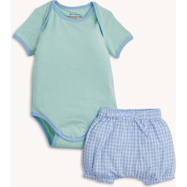 Colorblock Aloe Shirt + Blommer Set