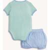 Colorblock Aloe Shirt + Blommer Set - Mixed Apparel Set - 4