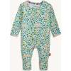 Bunny Garden Modal Magnetic Convertible Coverall - Footie Pajamas - 1 - thumbnail
