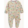 Honey Blossom Modal Magnetic Footie With Ruffles - Footie Pajamas - 2