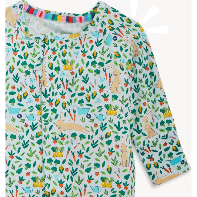 Bunny Garden Modal Magnetic Convertible Coverall