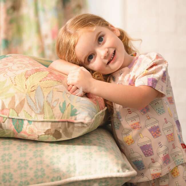 Boba Beau-Tea Right Fit Mag S/S Long Pants Pj - Pajamas - 3