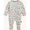 Love All Modal Magnetic Convertible Coverall - Footie Pajamas - 1 - thumbnail