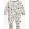 Love All Modal Magnetic Convertible Coverall - Footie Pajamas - 2