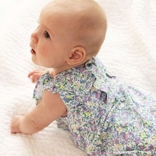 Lavinia Modal Magnetic Ruffle Bubble Romper - Rompers - 3