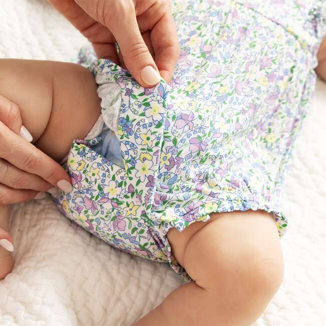 Lavinia Modal Magnetic Ruffle Bubble Romper - Rompers - 5