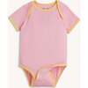 Colorblock Shell Pink Shirt + Blommer Set - Mixed Apparel Set - 2