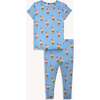 Melt Gala Modal Magnetic S/S Long Pants Pj Set - Pajamas - 1 - thumbnail