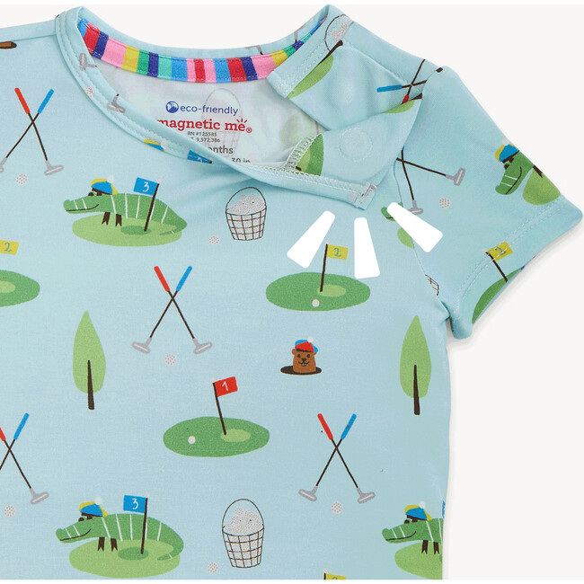 Gopher It Modal Magnetic S/S Long Pants Pj Set