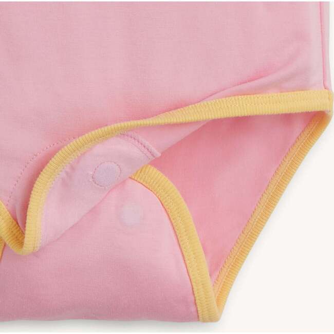 Colorblock Shell Pink Shirt + Blommer Set - Mixed Apparel Set - 4