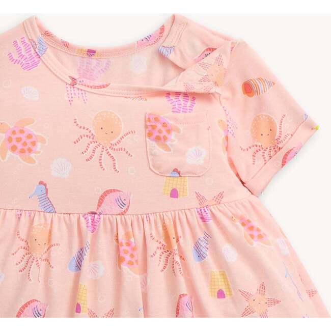 Deep Chic Pk Modal Mag S/S Pocket Baby Drs