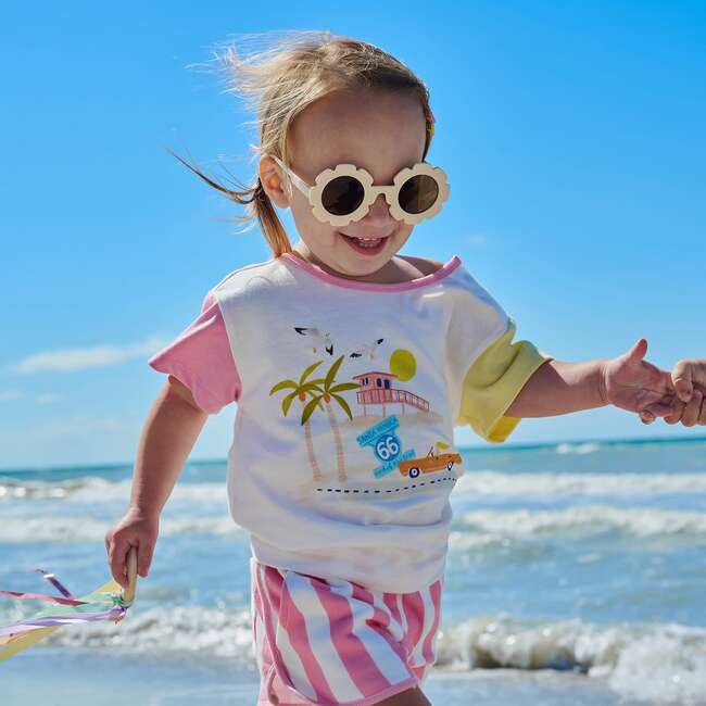 Santa Monica Clrblock S/S Tee + Short Set - Mixed Apparel Set - 3