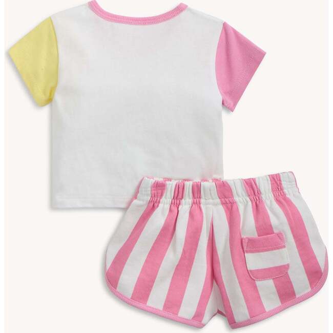 Santa Monica Clrblock S/S Tee + Short Set - Mixed Apparel Set - 5