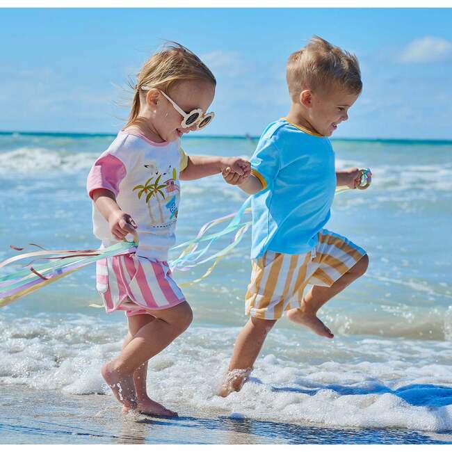 Santa Monica Clrblock S/S Tee + Short Set - Mixed Apparel Set - 6