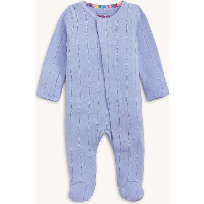 Wisteria Pointelle Magnetic Footie