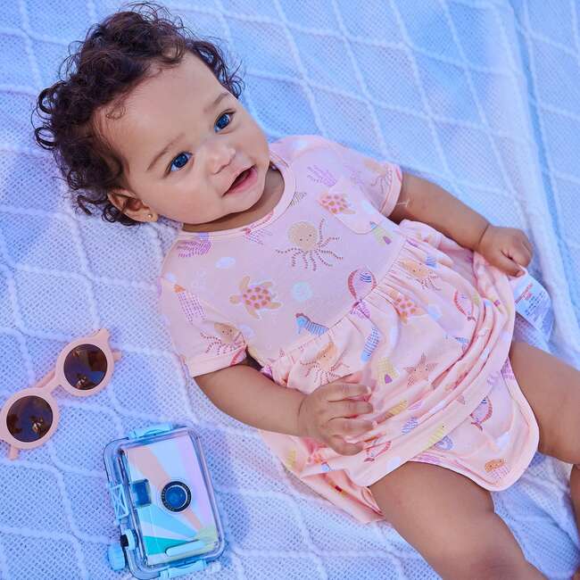 Deep Chic Pk Modal Mag S/S Pocket Baby Drs - Dresses - 5