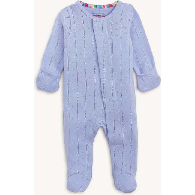 Wisteria Pointelle Magnetic Footie