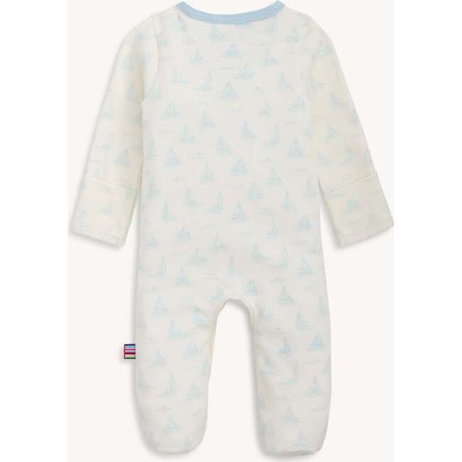 Tiny Tides Bl Org Cot Magnetic Footie