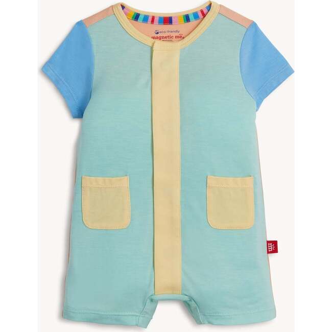 Colorblock Aloe S/S Dbl Pkt Short Romper