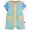 Colorblock Aloe S/S Dbl Pkt Short Romper - Rompers - 1 - thumbnail