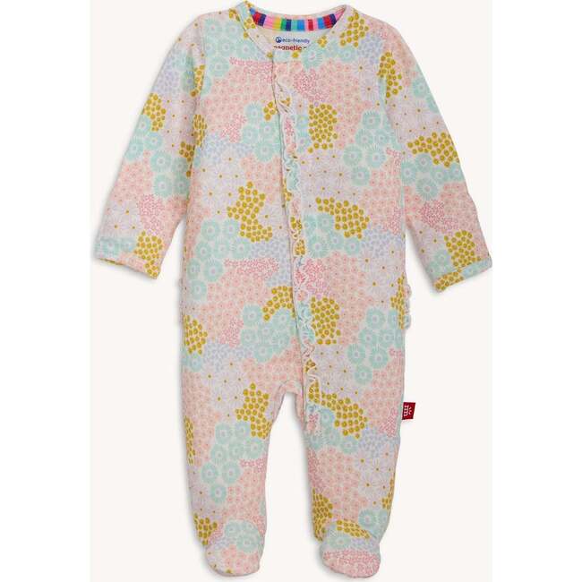 Harper Modal Magnetic Footie With Ruffles
