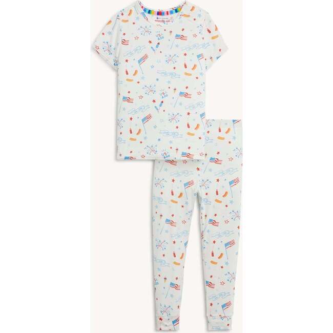 Usa 250 Modal Magnetic S/S Long Pant Pj Set
