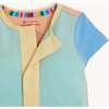 Colorblock Aloe S/S Dbl Pkt Short Romper - Rompers - 2